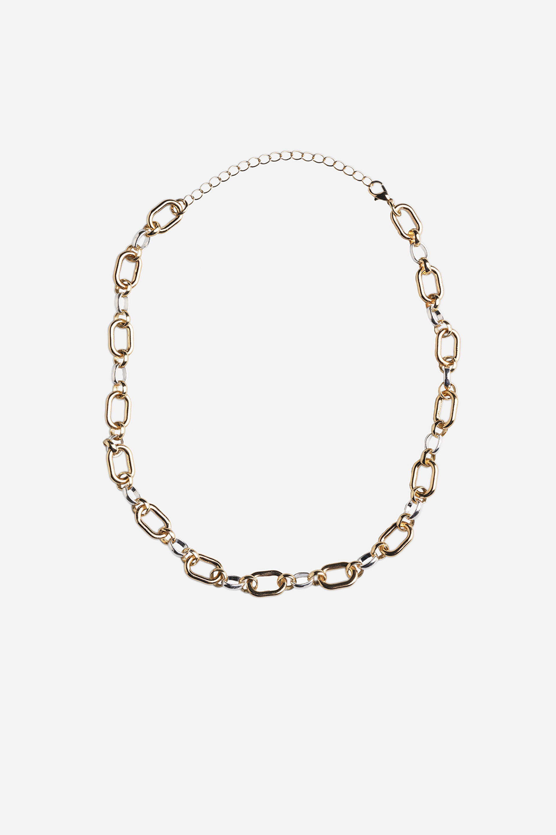 Geometric Link Necklace, , image 1